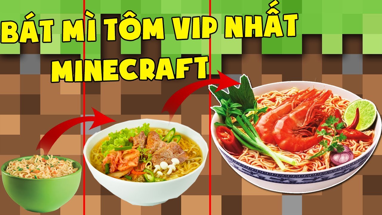 Minecraft, Nhưng Noob Sở Hữu B&aacute;t M&igrave; T&ocirc;m Vip Nhất! T Gaming Ăn M&igrave; T&ocirc;m C&oacute; Si&ecirc;u Sức Mạnh ??