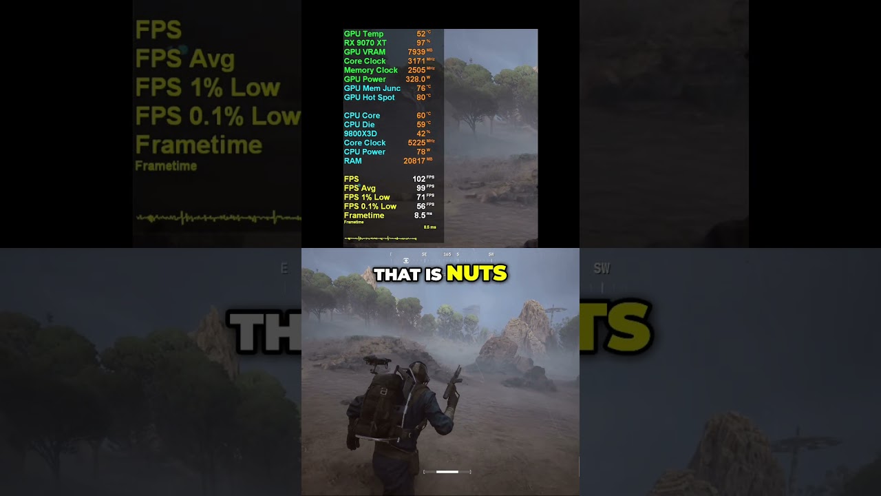 RX 9070 XT in ARC Raiders at 1440p!