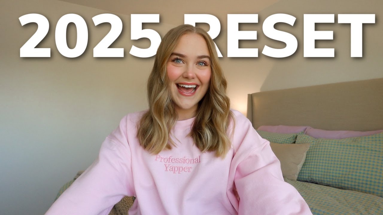 2025 NEW YEAR RESET: new year's resolutions, favorites, highs & lows, lessons, + more!!