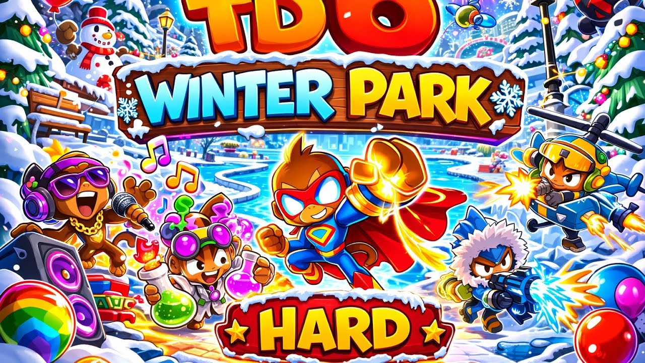 Hard Mode Challenge on Winter Park ❄️🔥| BT6