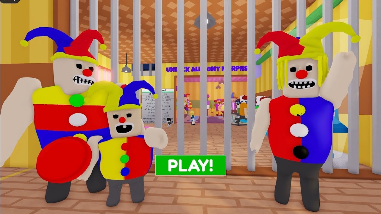 Joker Family prison run escape obby |OBBY ROBLOX|| Gameplay Walkthrough no death 4k #roblox #obby