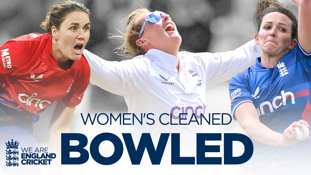 💥 Ball Hitting Timber | 👀 Stumps Flying | England Women Clean Bowled Deliveries