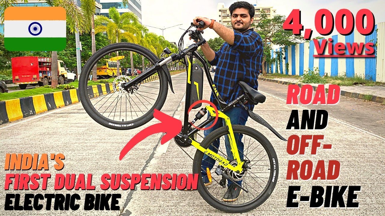 Dual Shock-Ups E-Bike of India | EMotorad EMX | Detailed Specifications
