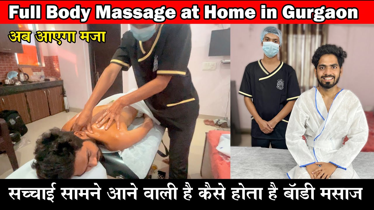 Massage at home for men in Gurgaon - jiifit | full body massage services at home