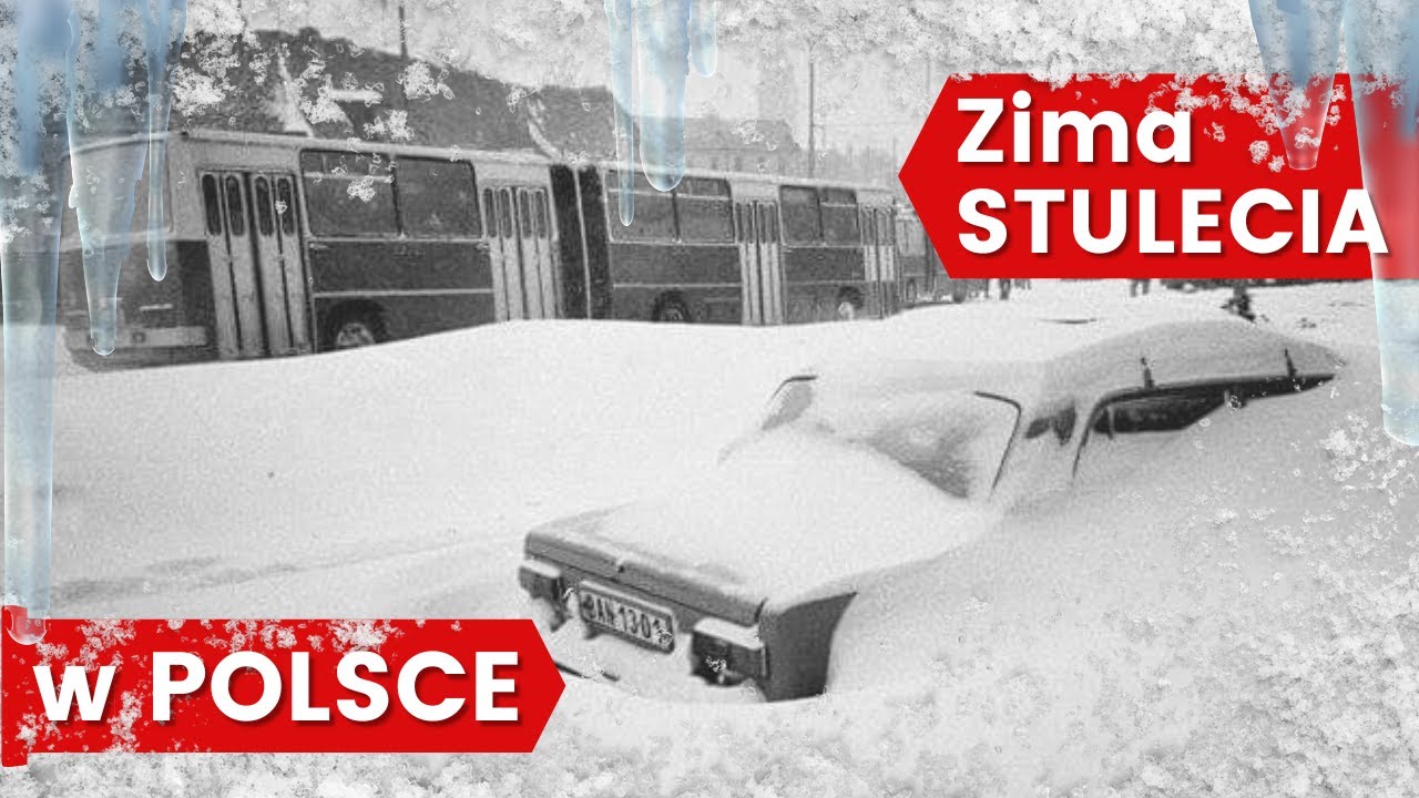 Zima stulecia w Polsce na starych fotografiach z 1978 i 1979 roku / Historia Polski