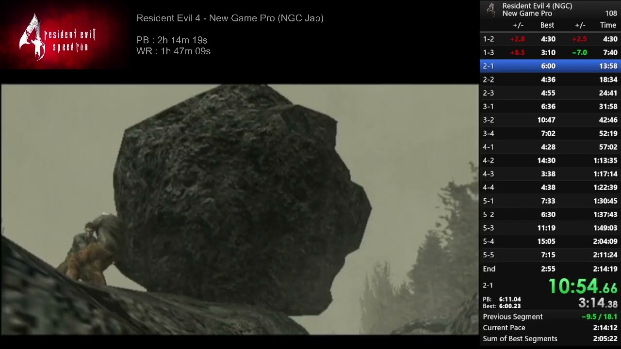 [Former PB] Resident Evil 4 (NGC) any% speedrun New Game Pro - 2h11m28s