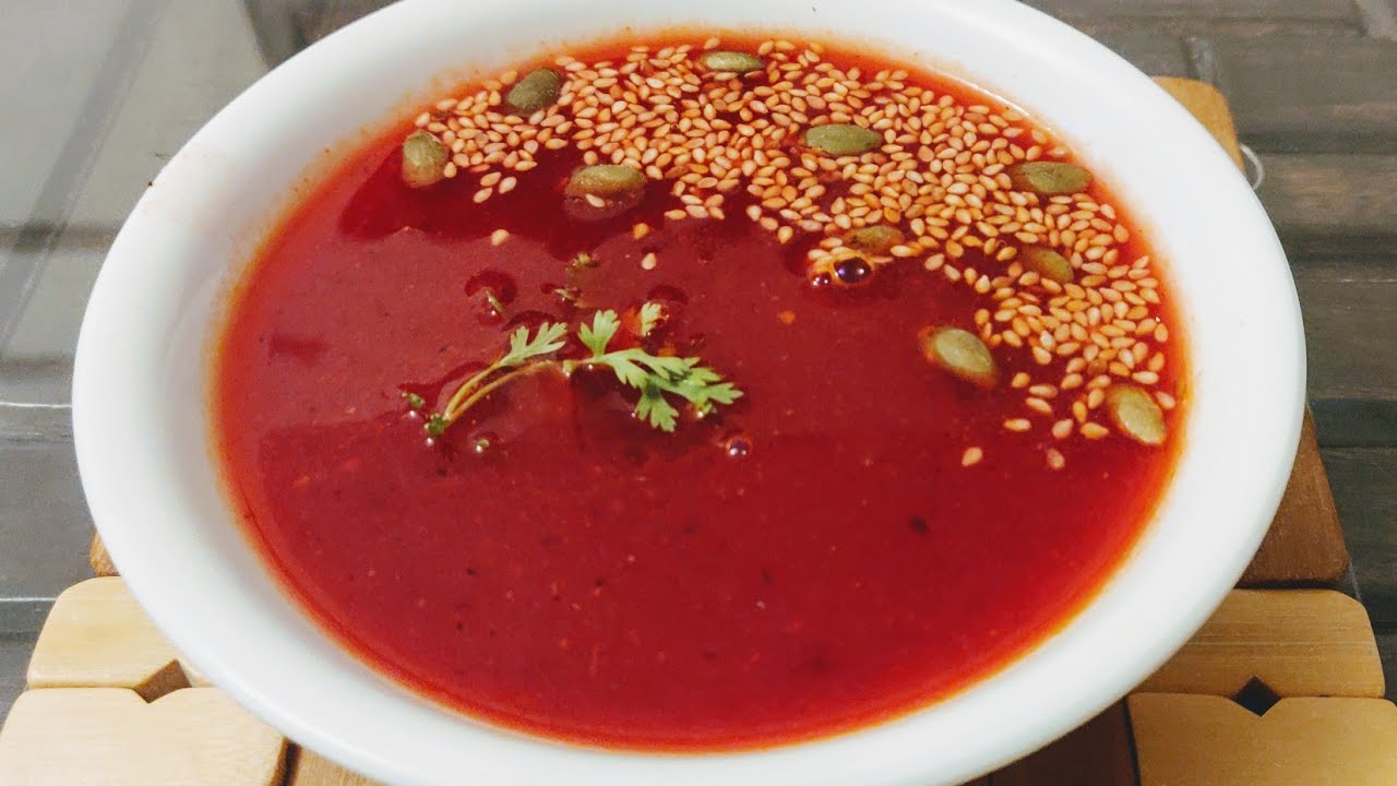 Beetroot Tomato Soup | Healthy Soup | No Onion Garlic Recipe