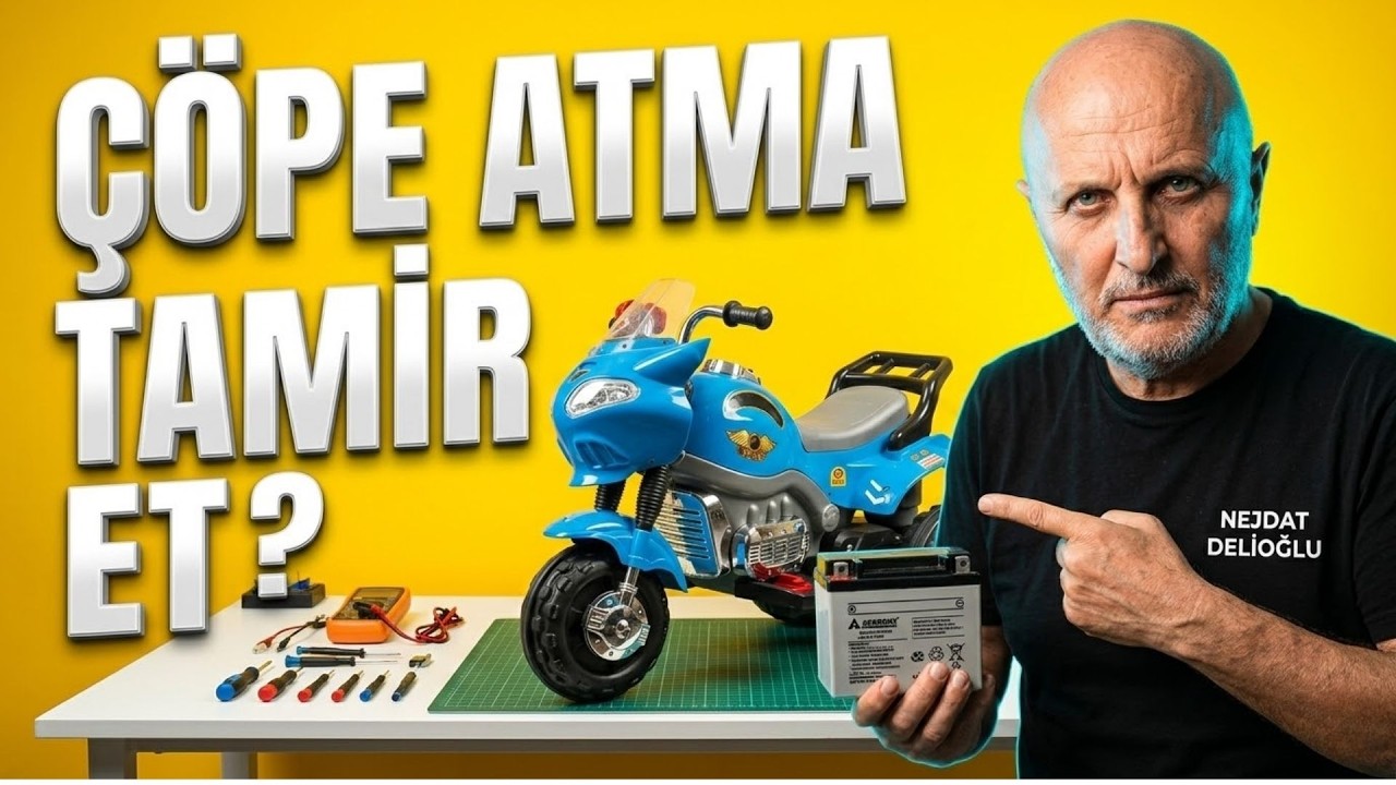 AKÜLÜ ÇOCUK MOTORU TAMİRİ NASIL YAPILIR? |Toys Car Problems Solutions