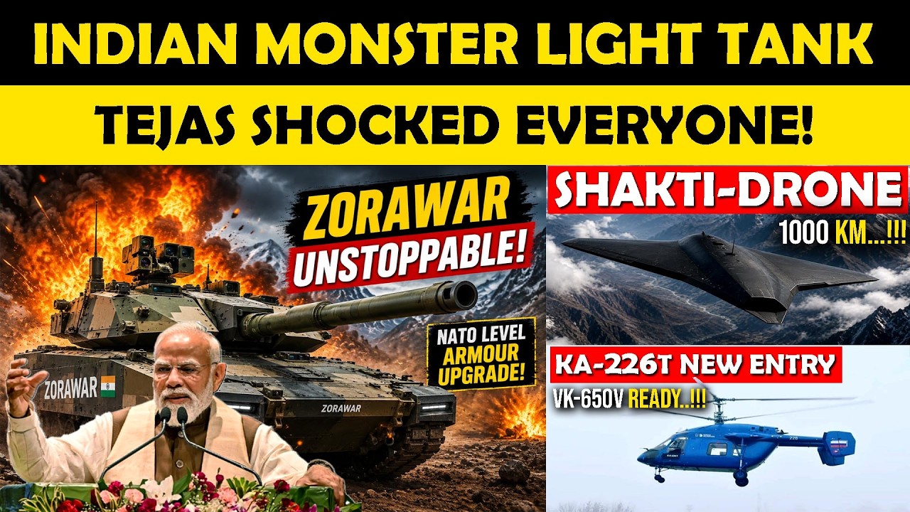 ZORAWAR Becomes a MONSTER!,Tejas Locks Target at 240KM ,SHAKTI Drone Shocked Everyone