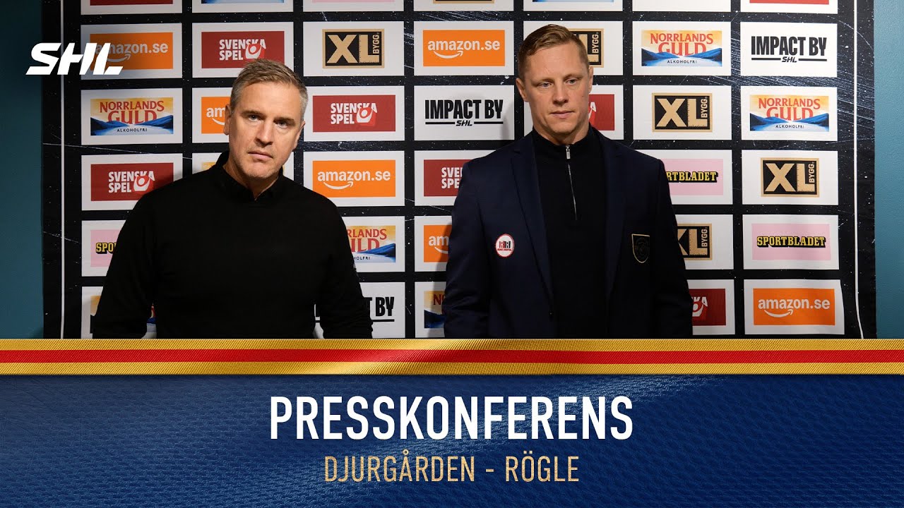 PRESSKONFERENS 🎙️ | DIF-Rögle 3-5