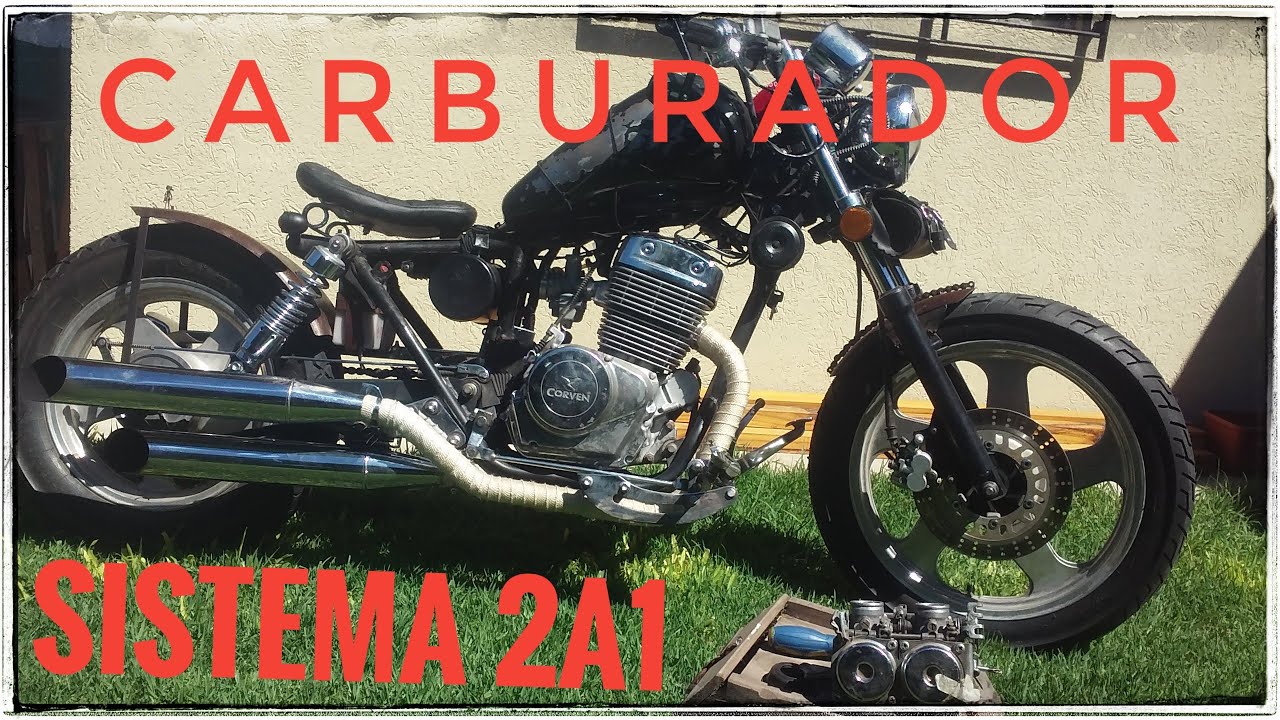 Sistema 2a1 en Mondial/Corven/Motomel Custom 250cc
