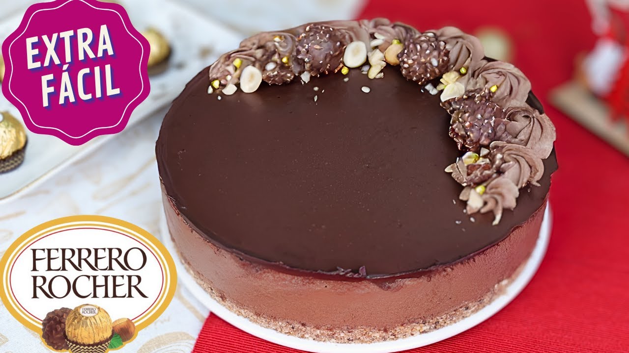 TARTA DE FERRERO ROCHER | sin horno 🎄 ESPECIAL NAVIDAD. LaDulcepedia