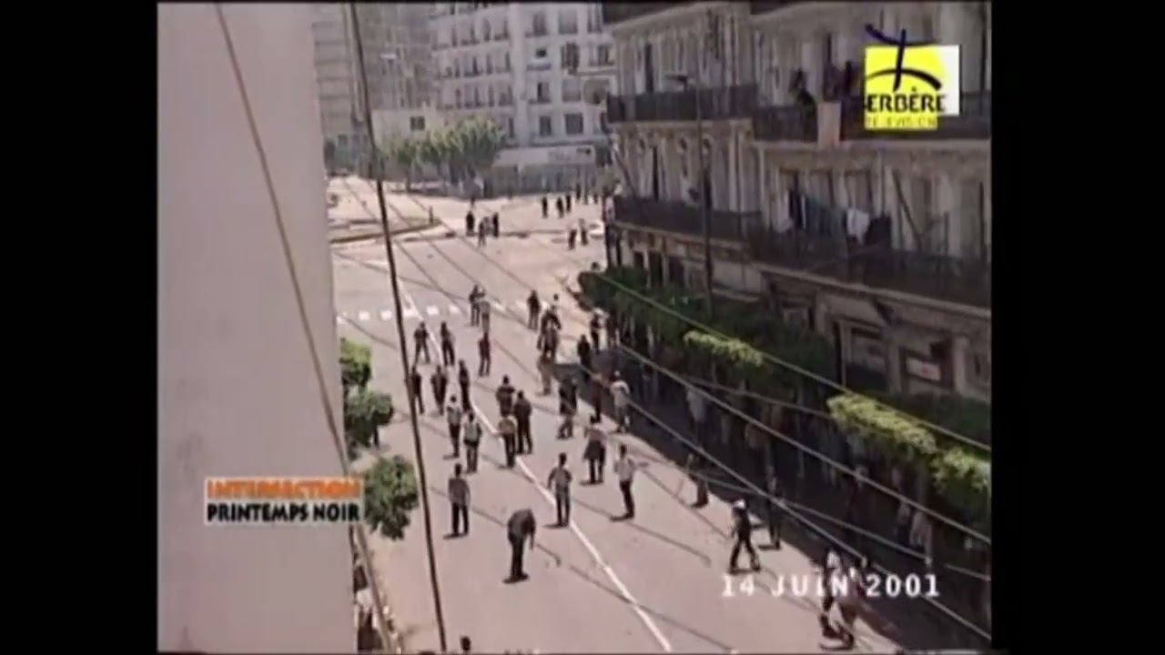 Printemps kabyle 14 juin 2001.                                       الربيع القبائلي 14 جوان 2001