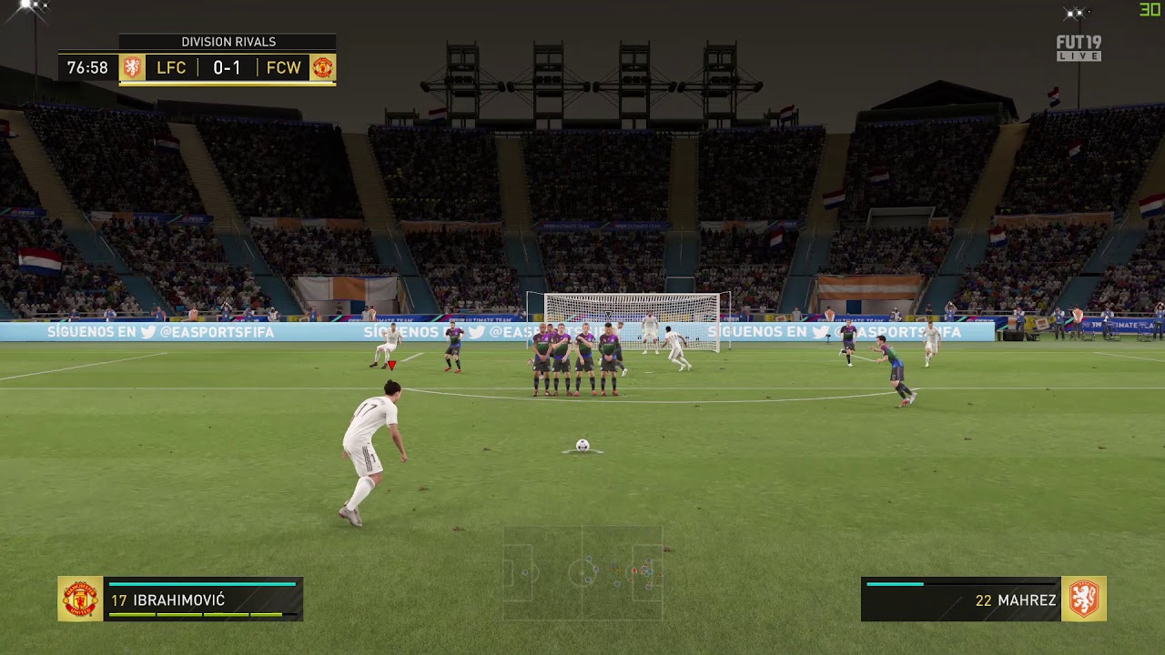 FIFA 19|  Ibra Power Free Kick