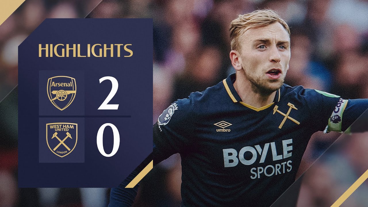 Arsenal 2-0 West Ham | Premier League Highlights