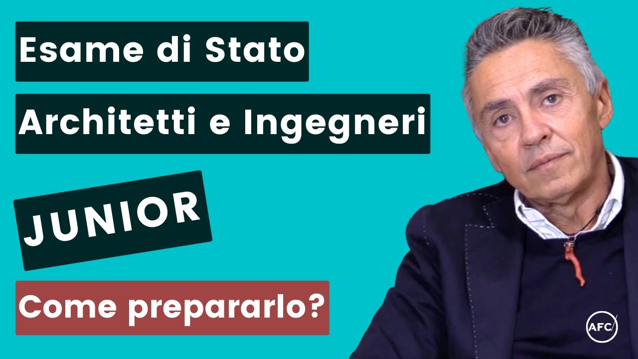 Preparazione Esame di Stato Architetto e Ingegnere Junior: il mio consiglio