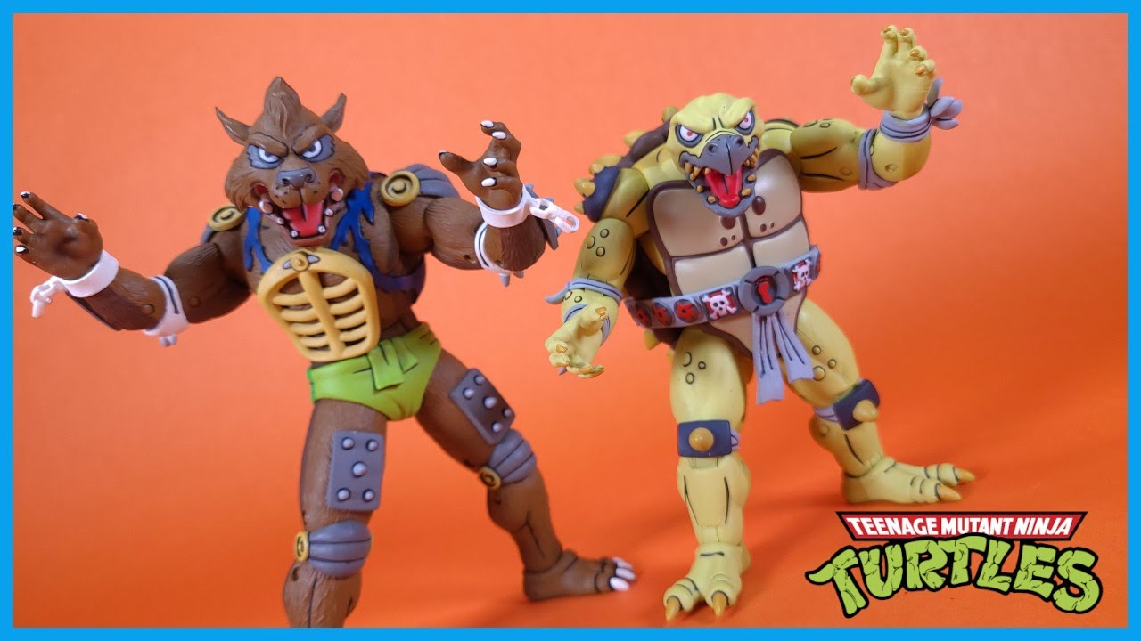NECA Toys Target Haulathon Teenage Mutant Ninja Turtles TOON TOKKA & RAHZAR Action Figure Review