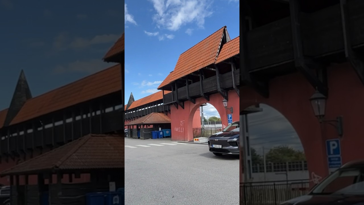 The new medieval 🏰 town in Sk&aring;ne, Sweden 🇸🇪 #sweden #medival #sk&aring;ne