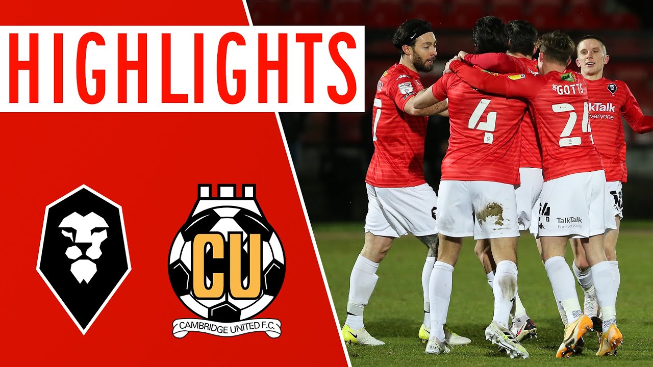 ⚽️ HIGHLIGHTS | Salford City 4-1 Cambridge United