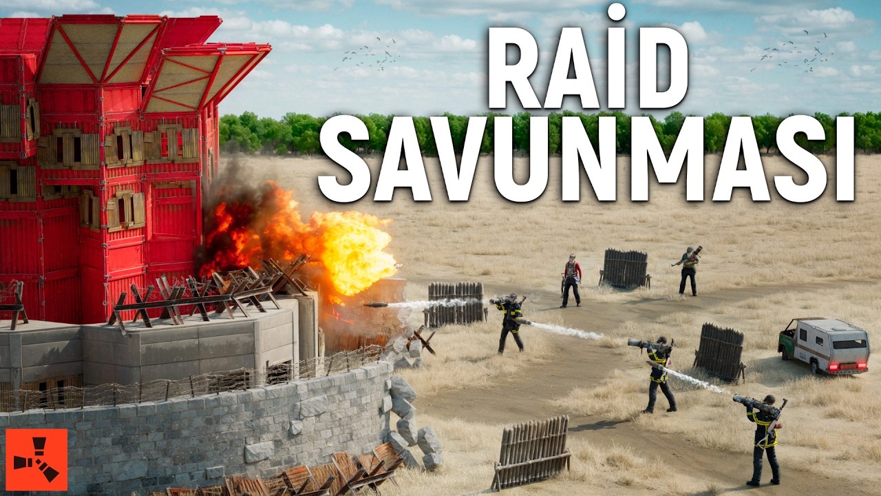 48 SAAT BOYUNCA RESMİ KLAN SUNUCUSUNDA KAÇ KERE RAİD SAVUNABİLİRSİN? I Rust Türkçe