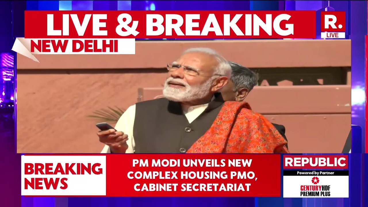 PM Modi Unveils The Name of The New Building Complex Housing The PMO as Seva Teerth