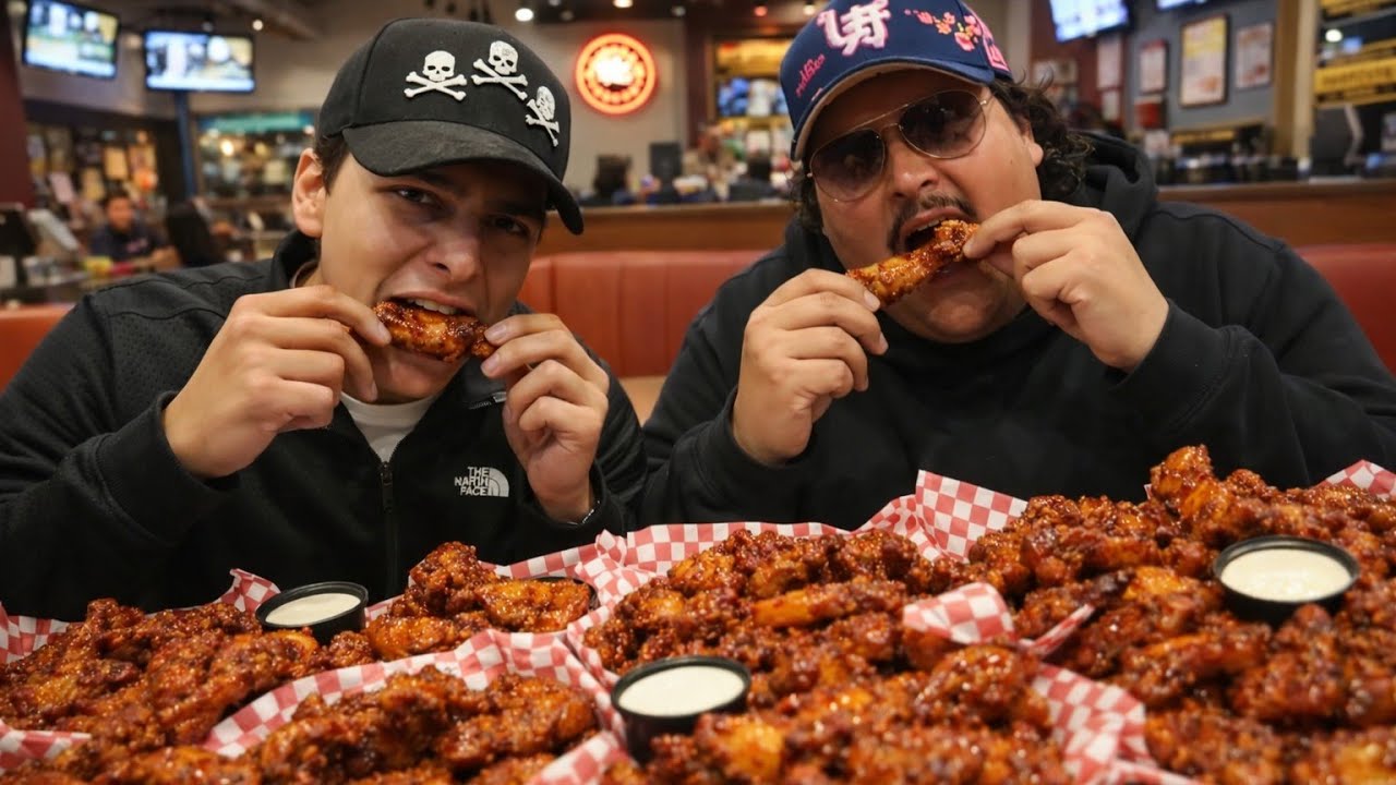 BUSCANDO las MEJORES ALITAS de POLLO en ESTADOS UNIDOS con TIGER FOODS 😋 | LONCHE