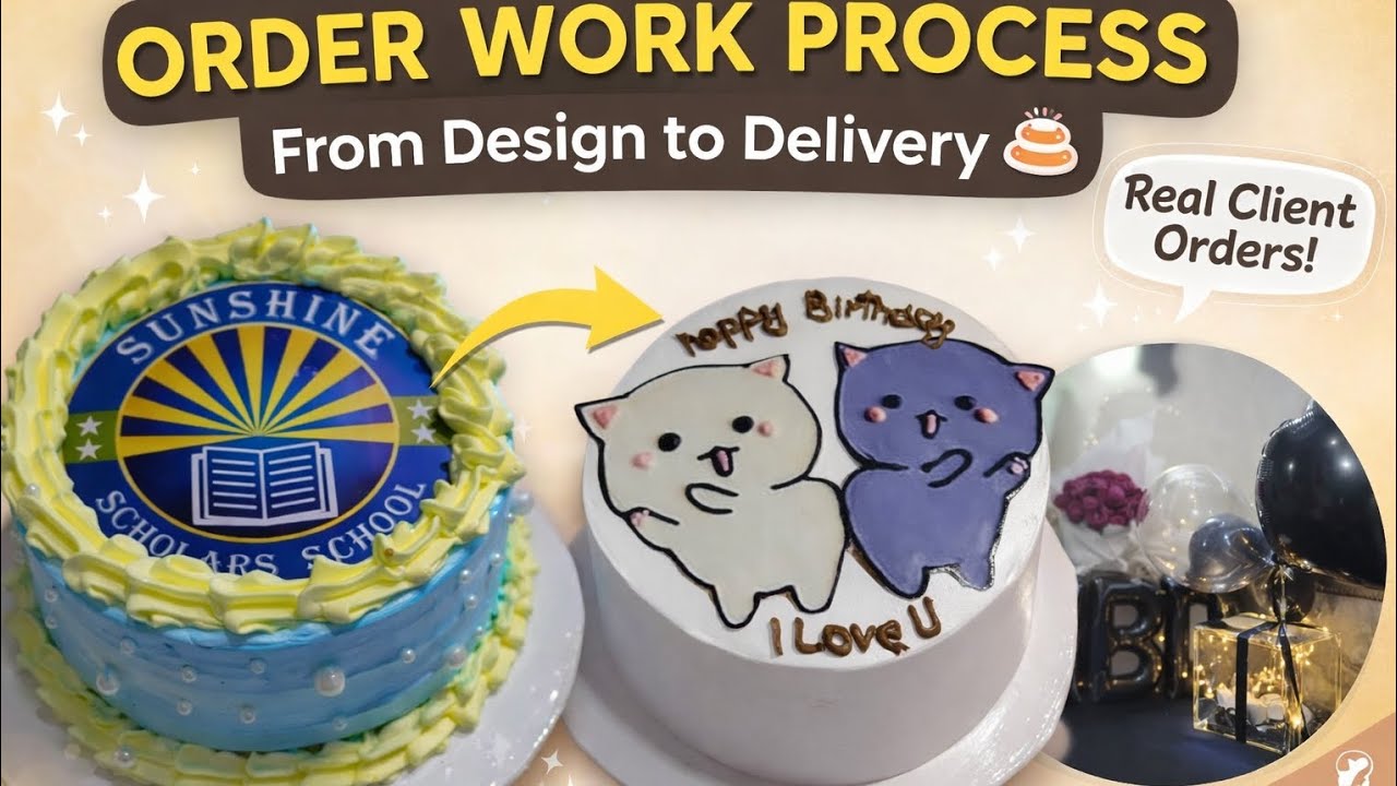 Order process All details in this video made by @gullbaker-786 #cake #cakenkitchen #cakerecipe 
