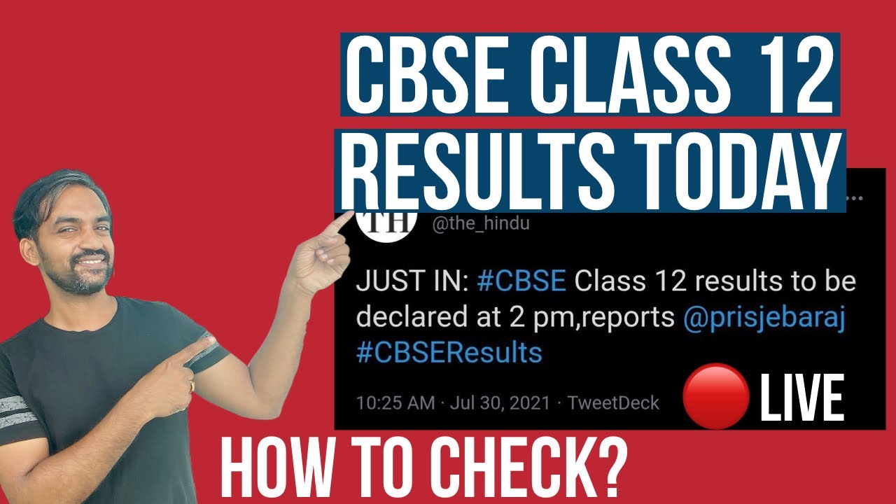 CBSE Class 12 result 2021 update 🔴 live