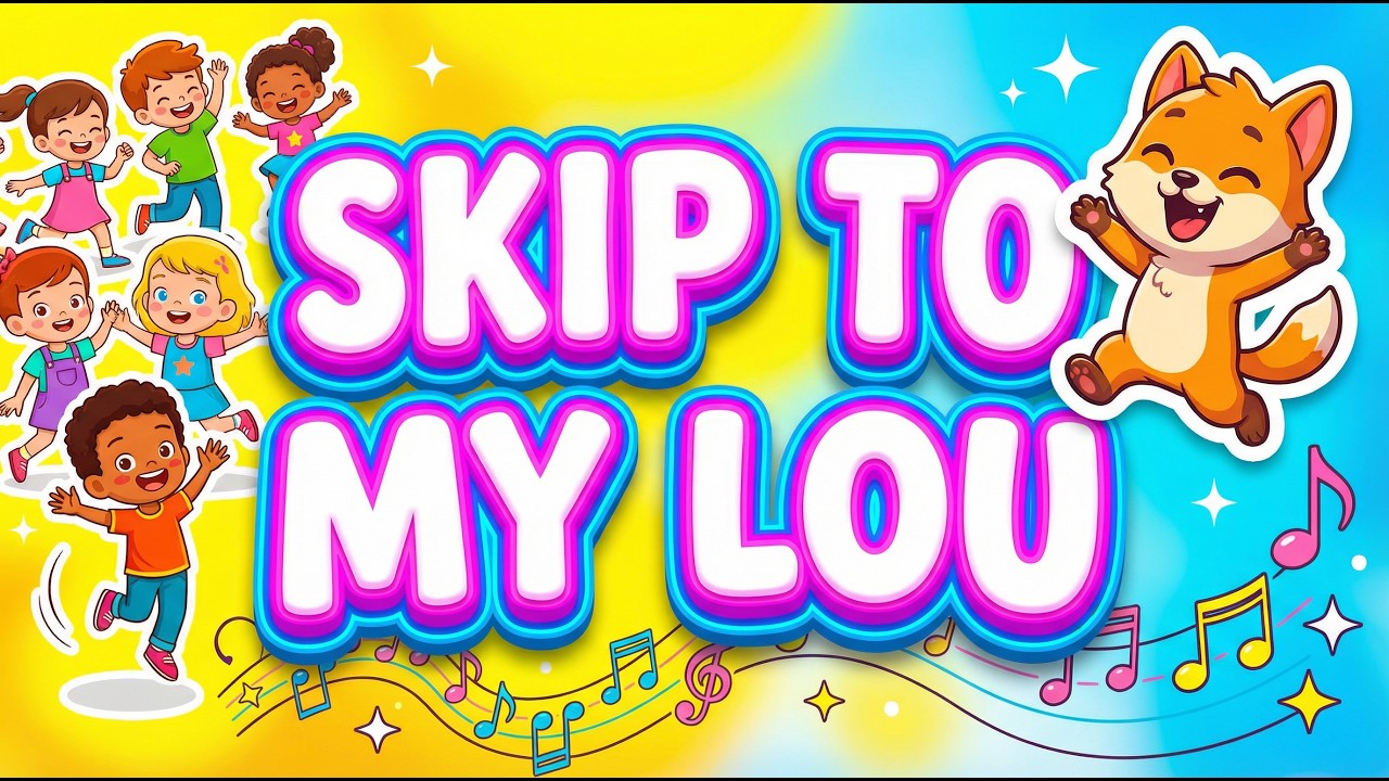 🎵 Skip to My Lou🐞 - (Official Video) - | @CrazyChamps Nursery Rhymes & Songs Kids | Kids Songs