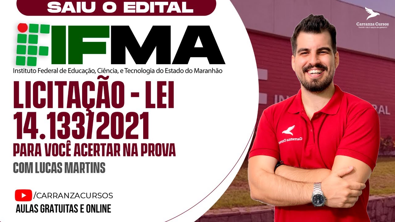 Concurso IFMA 2025: Licitação Lei 14.133/2021 – Questões Comentadas para sua Aprovação