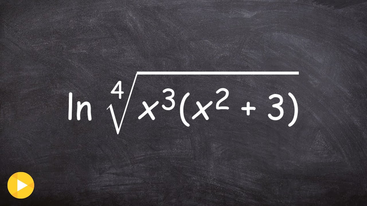 Expanding a natural logarithmic expression