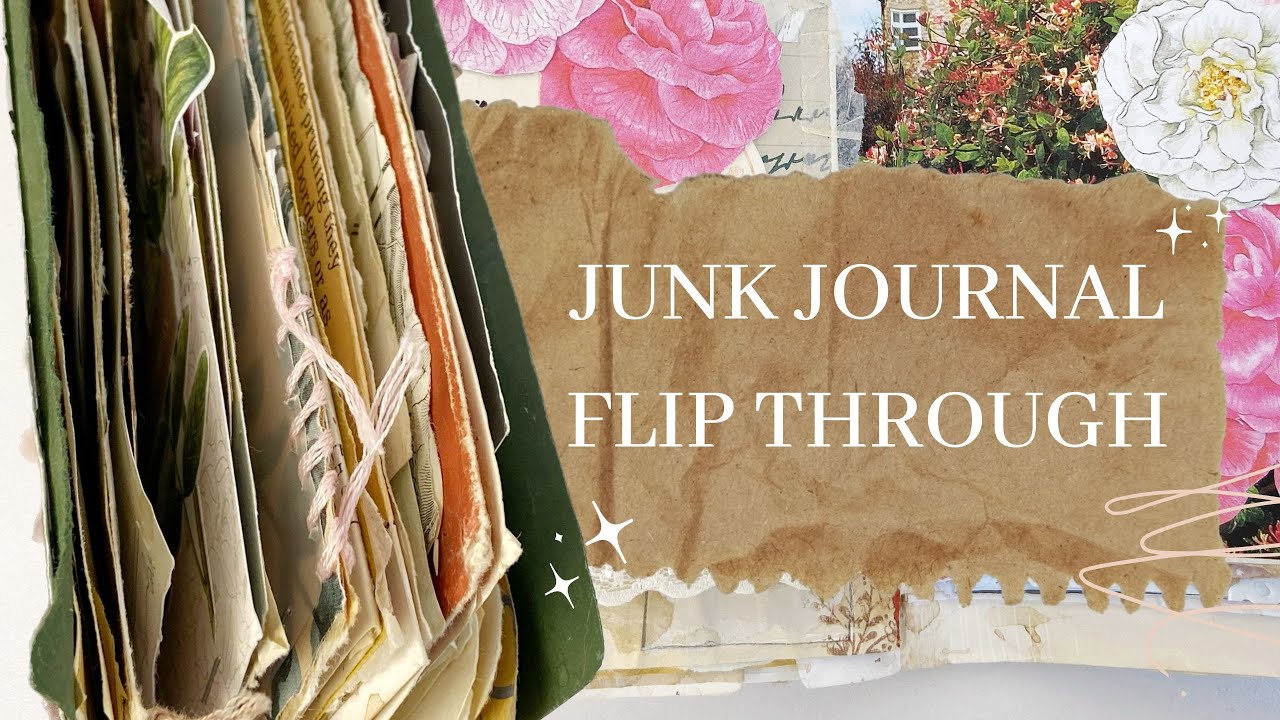 I completed a journal in a month! | Junk Journal Flip Through