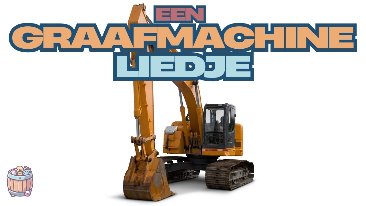 Graafmachine Liedje (Swing) Kinderliedje met Tekst en Animatie #kinderliedjes #graafmachine