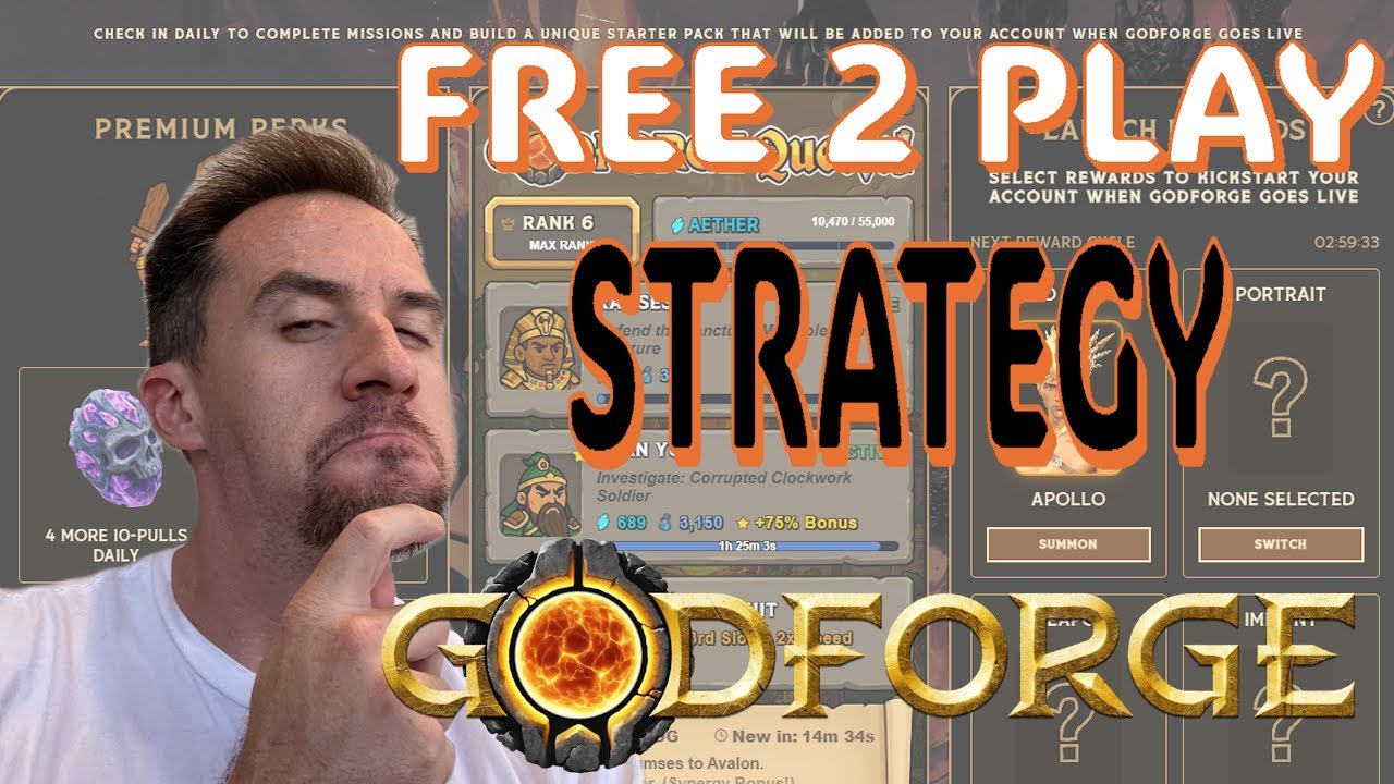 Моя стратегия для бесплатных игр!!! Как F2P меняет мои планы?!? | GODFORGE от Fateless