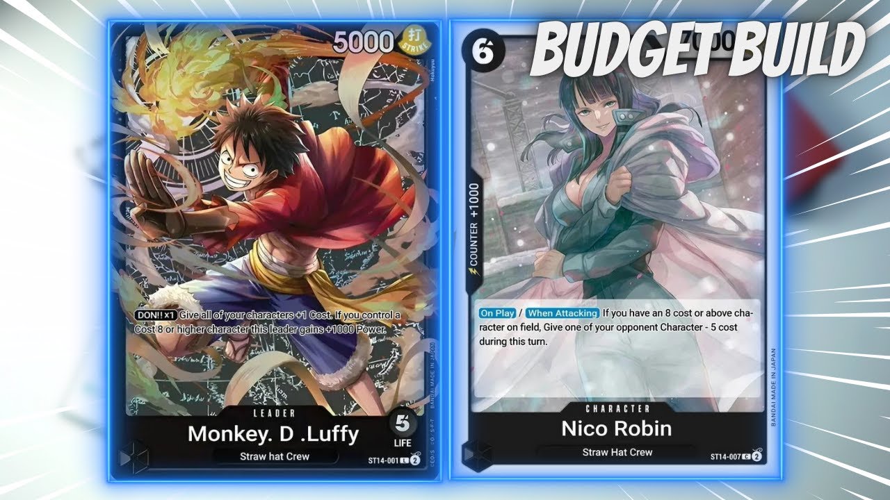 ST14 Luffy Budget Build Deck Profile + Gameplay I One Piece Card Game