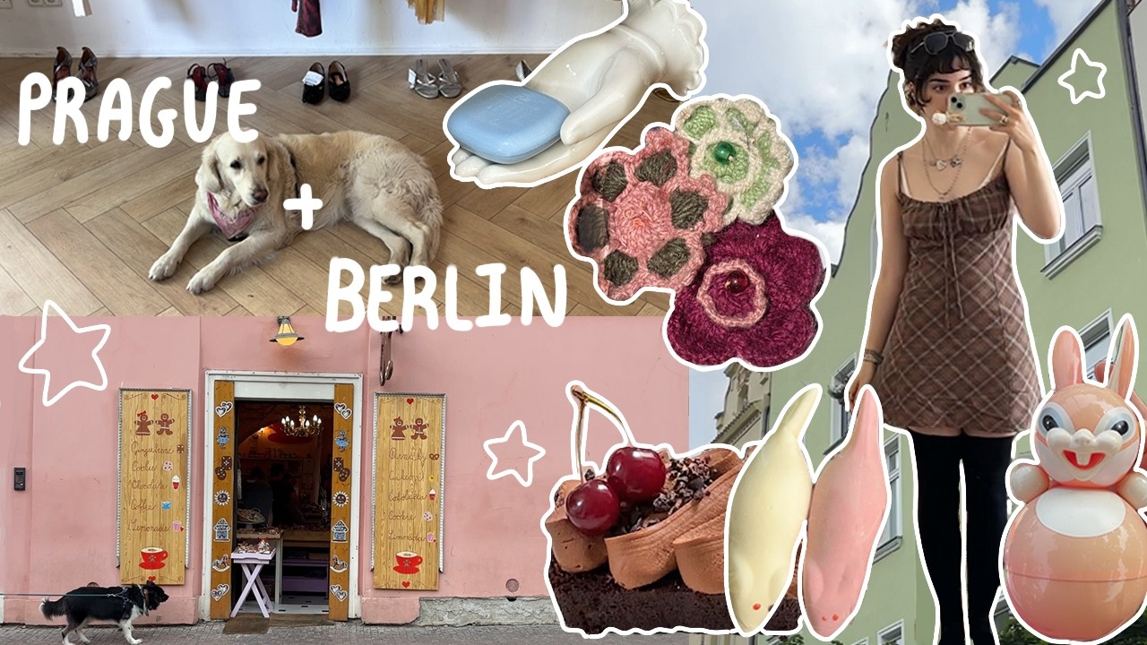 fleamarkets, marshmallows, vintage toys ★ wandering around Prague + Berlin ⋆˚｡⋆