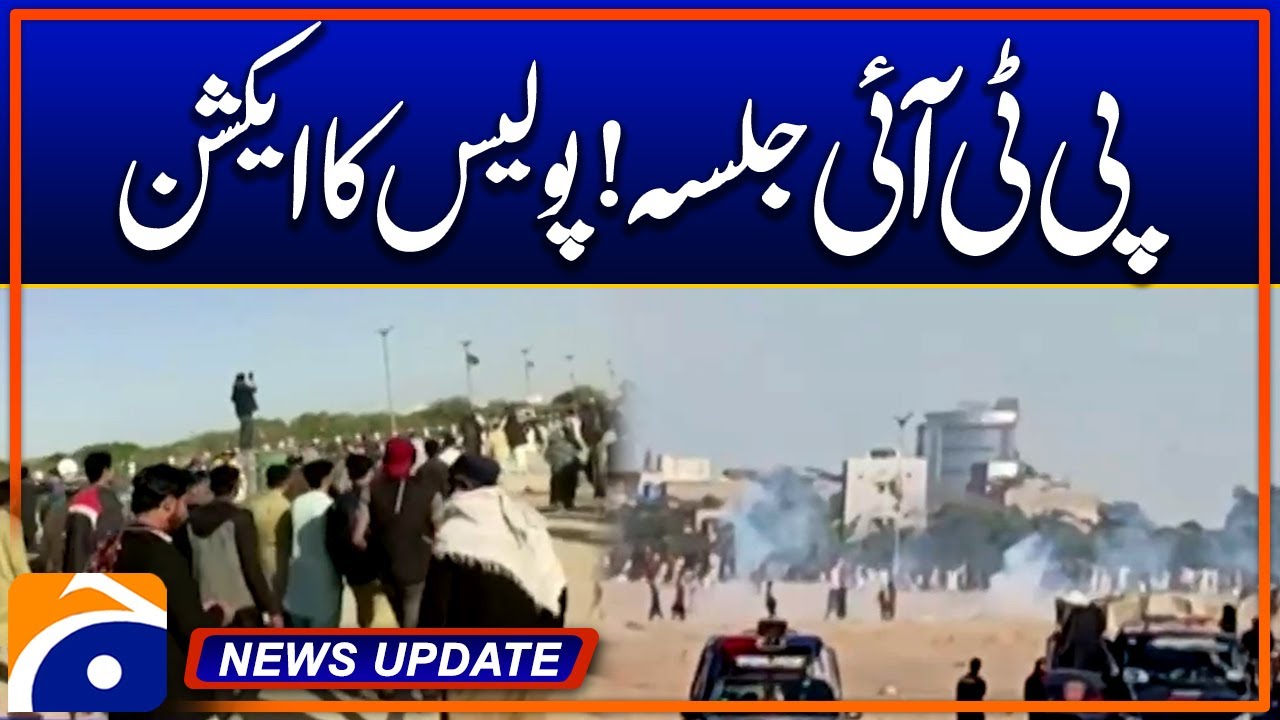 PTI Karachi Power Show: Police Take Action - News Update 04:30 Pm - Geo News