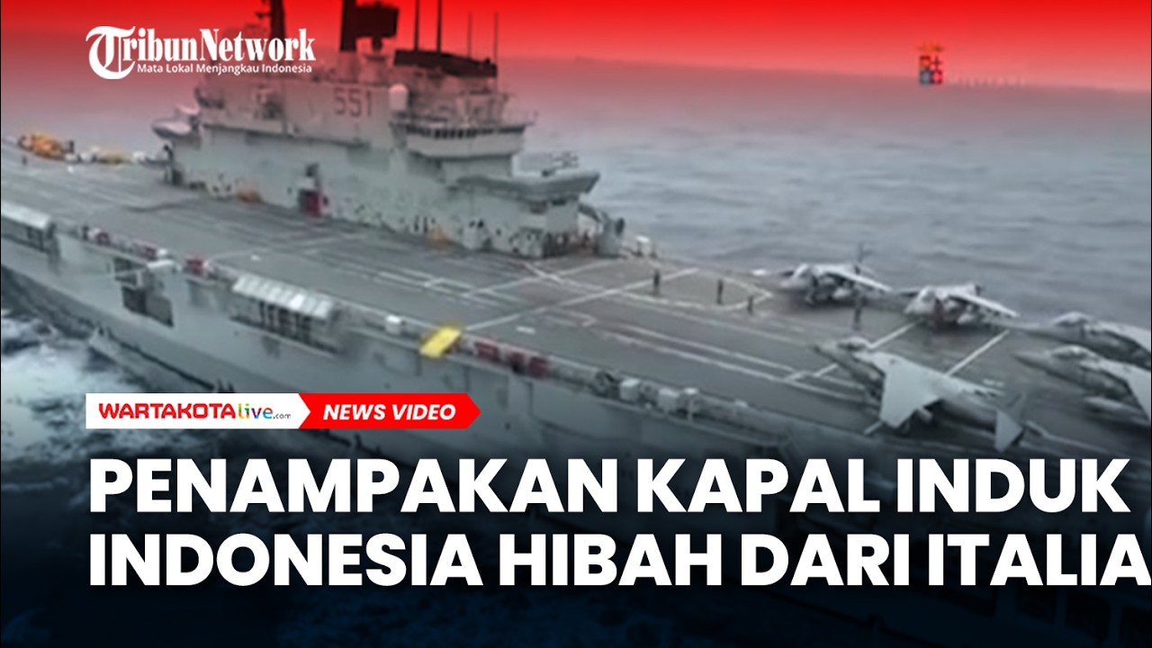 Penampakan Kapal Induk Garibaldi untuk Indonesia Hibah dari Italia