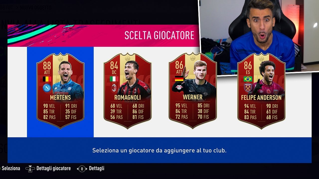 😱  HO TROVATO MERTENS NEL PLAYER PICK! PREMI FUORICLASSE 1!! NON CI CREDO! | FIFA 19 [ITA]