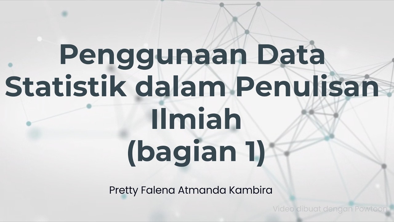 Penggunaan Data Statistik dalam Penulisan Ilmiah