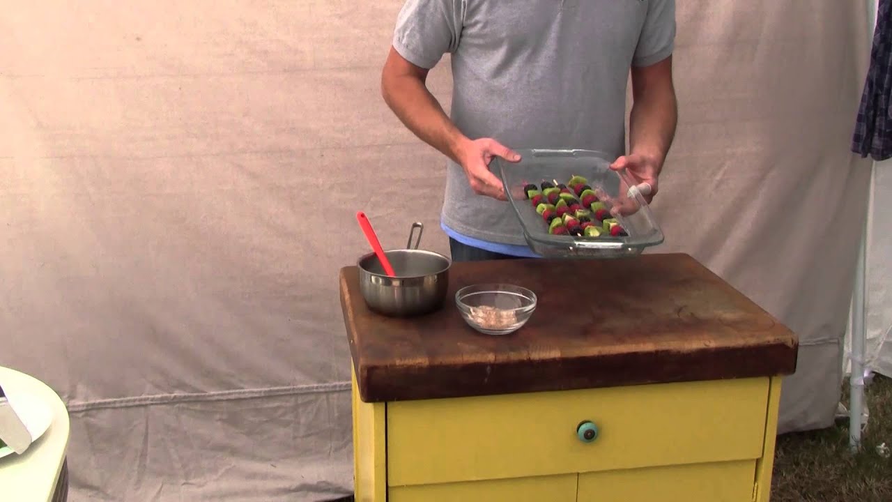 How to grill Fruit Kabobs by BBQ Dragon