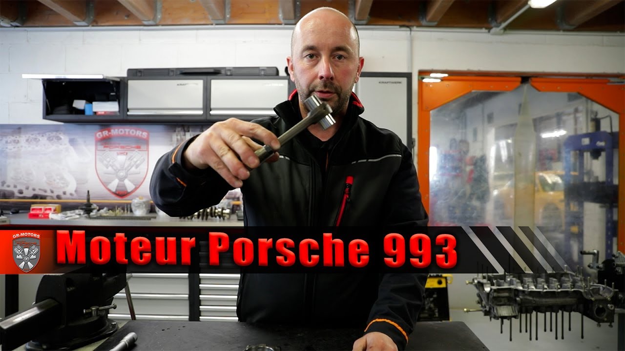 Moteur Porsche 993 remplacement bague de pied de bielle