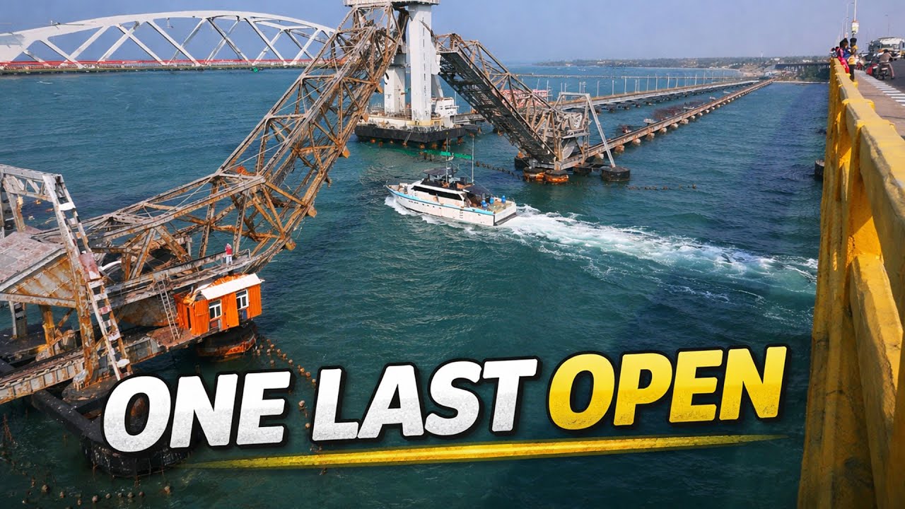 One Last Open Old Pamban Bridge’s Final Moment | Pamban bridge | Rameswaram Tourism | Tamilnadu