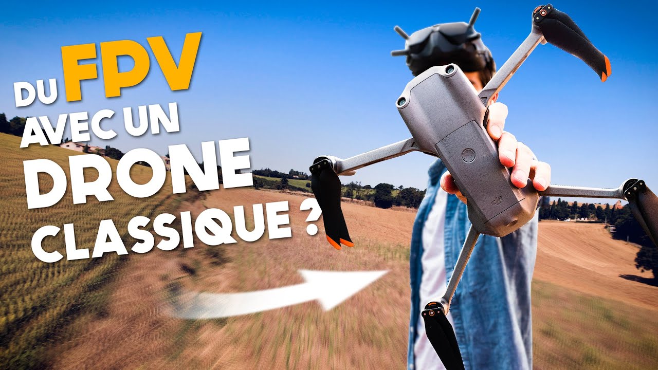 Faire du FPV avec son DRONE DJI stabilisé : Test du mode FPV !