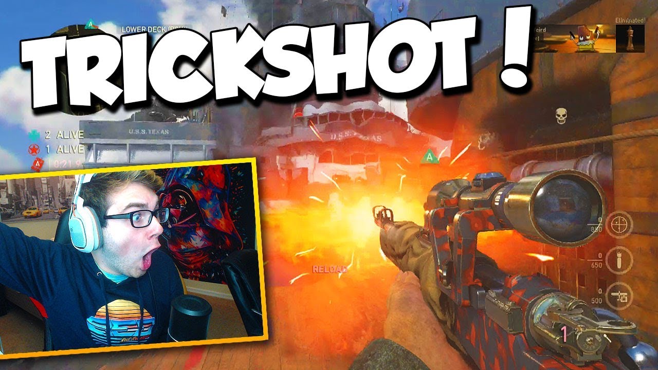 THE BEST COD WW2 TRICKSHOT SO FAR! (WWII Trickshotting)