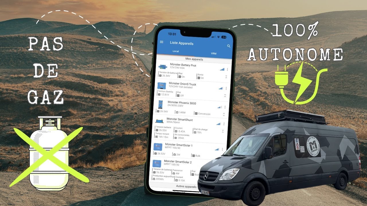 Vanlife en toute autonomie : installation électrique testée & approuvée 100% Électrique 🔌🔋