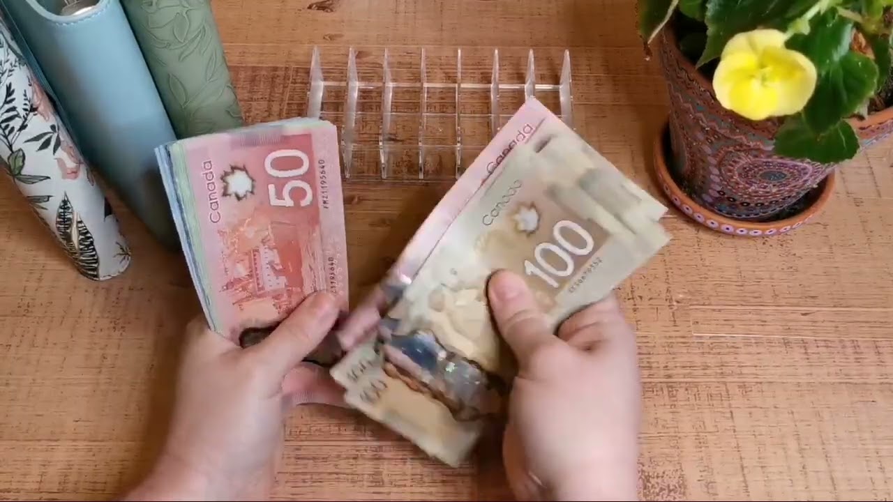 Cash Stuffing $1,225 // Weekly Spending & Sinking Funds 