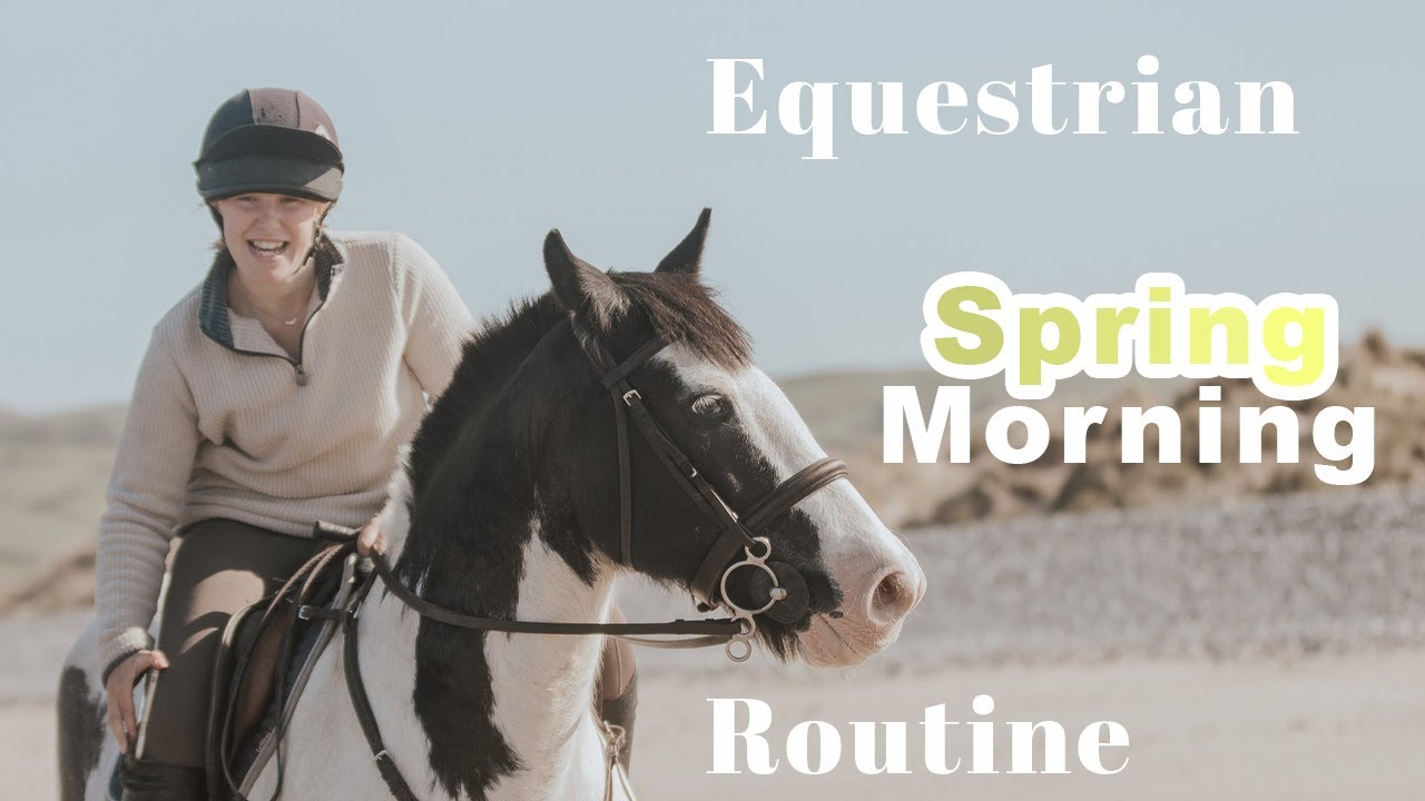 Equestrian Spring morning routine 2024 | Morning Routine Of An Equestrian In Spring