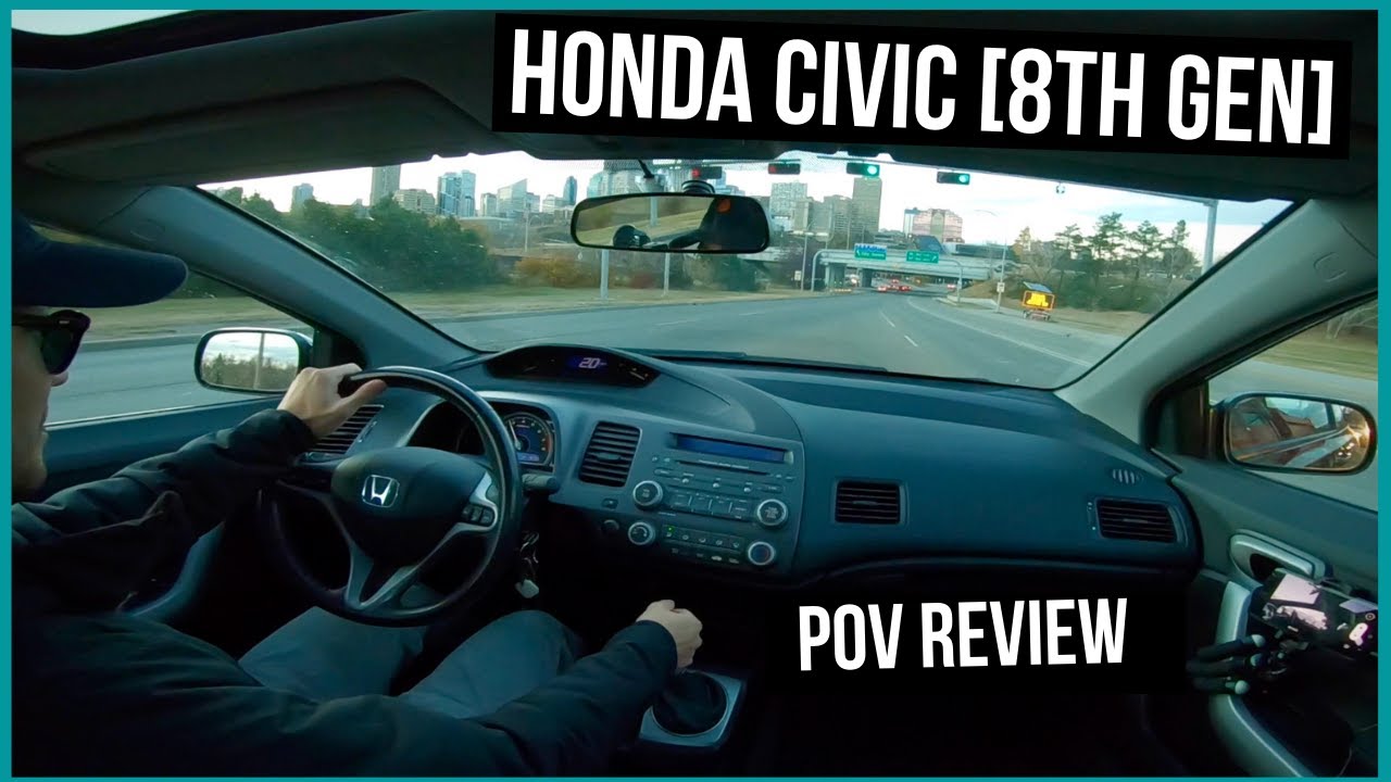 Подержанный HONDA CIVIC EX-L (тест-драйв от первого лица + отзыв владельца) | Купе 8-го поколения...