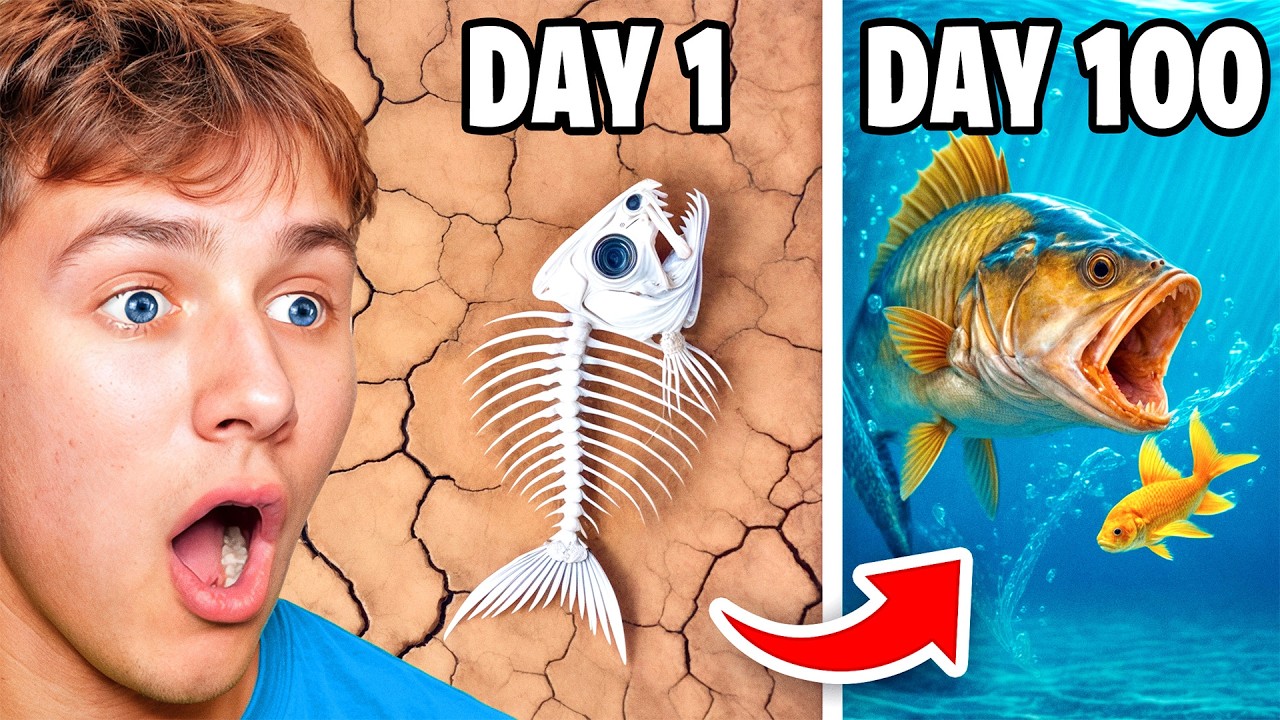 Simulating a RIVER ECOSYSTEM for 100 Days